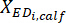 Static equilibrium formula in a diagram: \( X_{EDi,calf} \).