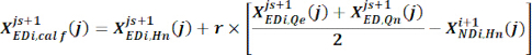 Equation for charge distribution; formula for electrochemical model calculation; scientific analysis.