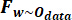 Fw~Odata equation, formula analysis, statistical weighting in data modeling study.