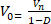 Static equilibrium, formula V0=Vn/(1-D), equations, educational research, physics concept.