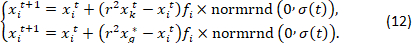 Equation for dynamic update; formula; stochastic process analysis; mathematical modeling.