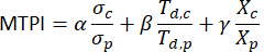 MTPI equation showing thermodynamic variables; research concept in meteorological analysis.