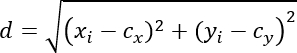 figure-protocol-4 距离公式,勾股定理的应用,数学示意图。