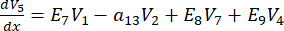 Differential equation related to dynamic systems, symbol formula in mathematical diagram.