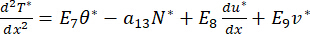 Differential equation showing static equilibrium; mathematical equation; educational use.