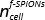 SPION concentration equation, \( n^\text{f-SPIONs}_\text{cell} \), scientific notation, diagram.
