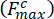 Equation: Fc_max symbol, relates to maximum force calculation, key in physics and engineering studies.