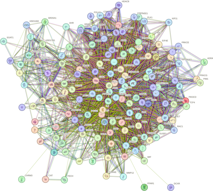 figure-results-2 Protein interaction network diagram illustrating complex biological relationships.