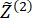 Equation Z-tilde (2) mathematical notation; symbols for advanced calculations.