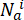 N<sub>a</sub><sup>i</sup> symbol illustrating subscript and superscript usage in mathematical notation.