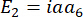 Equation for energy conservation, E₂ = iaa₆, used in scientific calculations.