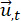 Fluid dynamics, vector field diagram; illustrating velocity field u with time component t.