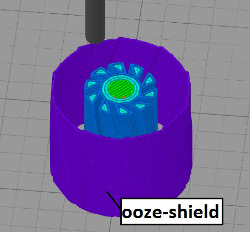 figure-protocol-3 3D printing ooze shield diagram; process: filament containment, FDM setup, extrusion control.
